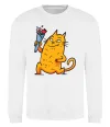 Свитшот Cat boy love Белый Свитшот Cat boy love Белый фото