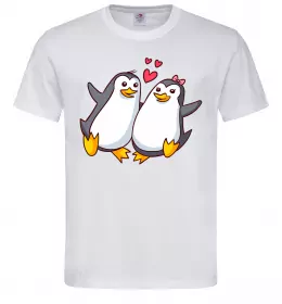 Мужская футболка COOL PENGUIN Белый фото