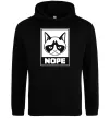 Жіноча толстовка (худі) NOPE Чорний фото