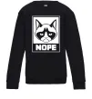 Детский Свитшот NOPE Черный фото