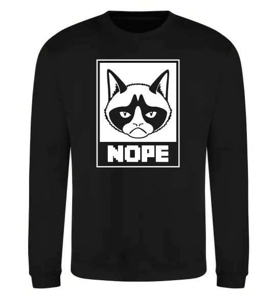 Свитшот NOPE Черный фото