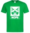 Мужская футболка NOPE Зеленый фото