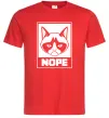 Мужская футболка NOPE Красный фото