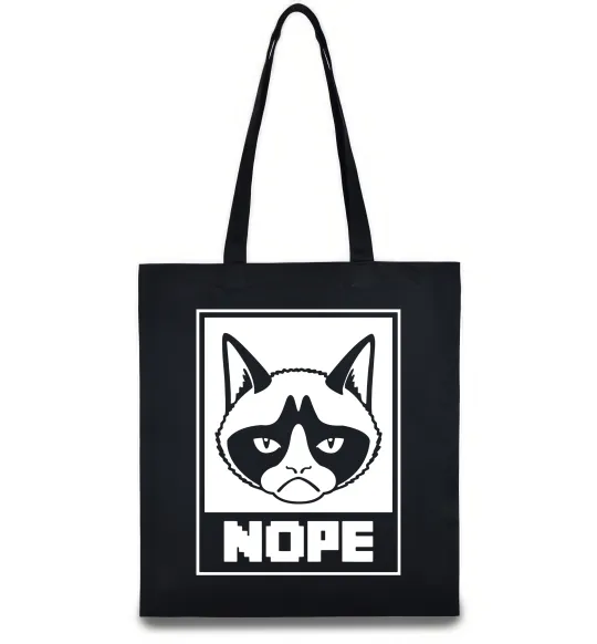 Эко-сумка NOPE Черный фото