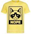 Чоловіча футболка NOPE Лимонний фото
