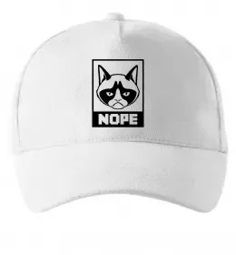 Кепка NOPE Белый фото