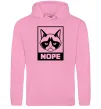 Чоловіча толстовка (худі) NOPE Рожевий фото