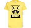 Дитяча футболка NOPE Лимонний Дитяча футболка NOPE Лимонний фото