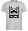 Мужская футболка NOPE Серый фото
