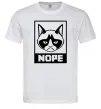 Мужская футболка NOPE Белый фото