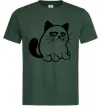 Чоловіча футболка Grupy cat boy Темно-зелений Чоловіча футболка Grupy cat boy Темно-зелений фото