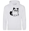 Чоловіча толстовка (худі) Grupy cat boy Сірий меланж Чоловіча толстовка (худі) Grupy cat boy Сірий меланж фото