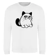 Свитшот Grupy cat boy Белый фото