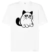 Футболка Оверсайз Grupy cat boy Білий фото