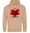 Женская толстовка (худи) Let's hate everyone together Песочный Женская толстовка (худи) Let's hate everyone together Песочный фото
