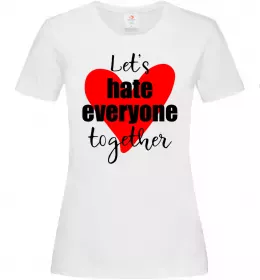 Женская футболка Час для обіймів настав Голубой фото Женская футболка Час для обіймів настав Голубой фото