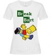 Жіноча футболка Breack Bart Білий фото