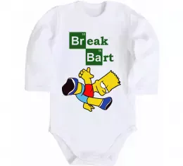 Детский боди The Simpsons Homer Белый фото Детский боди The Simpsons Homer Белый фото