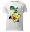 Мужская премиум футболка Breack Bart Белый фото