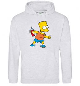 Мужская толстовка (худи) Барт з фарбою Мужская толстовка (худи) Барт з фарбою