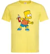 Мужская футболка Барт з фарбою Лимонный Мужская футболка Барт з фарбою Лимонный фото