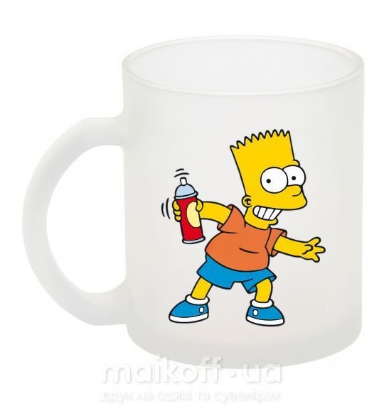 Чашка стеклянная Барт с баллончиком Фроузен фото