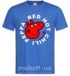 Мужская футболка Red hot chili peppa Ярко-синий фото