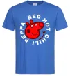 Мужская футболка Red hot chili peppa Ярко-синий фото