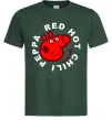 Мужская футболка Red hot chili peppa Темно-зеленый фото
