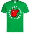 Мужская футболка Red hot chili peppa Зеленый фото