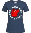 Женская футболка Red hot chili peppa Темно-синий фото