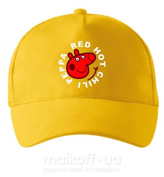 Кепка Red hot chili peppa Солнечно желтый фото