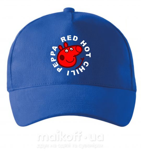 Кепка Red hot chili peppa Яскраво-синій фото