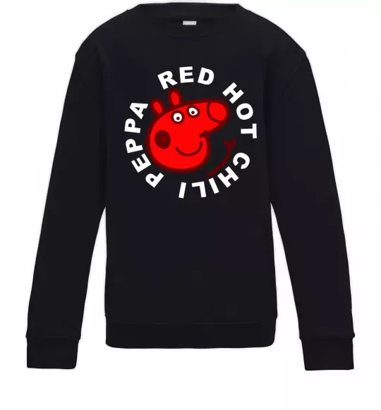 Дитячий світшот Red hot chili peppa Чорний фото