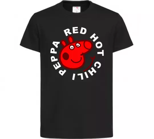 Детская футболка Red hot chili peppa Черный фото