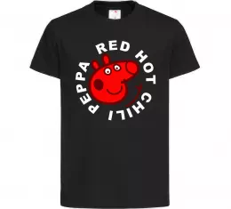 Детская футболка Red hot chili peppa Черный фото