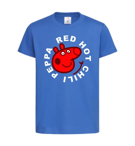 Дитяча футболка Red hot chili peppa Яскраво-синій фото