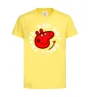 Дитяча футболка Red hot chili peppa Лимонний фото