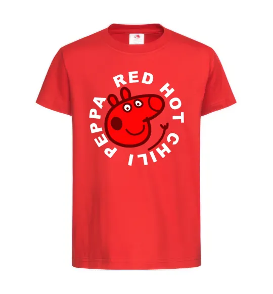 Дитяча футболка Red hot chili peppa Червоний фото