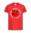 Дитяча футболка Red hot chili peppa Червоний фото
