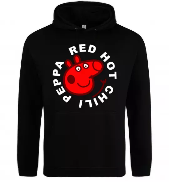 Женская толстовка (худи) Red hot chili peppa Черный фото