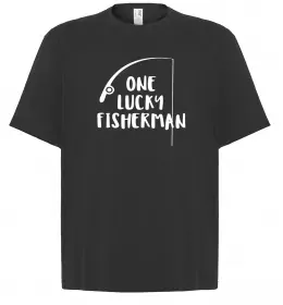 Футболка Оверсайз Лев парна Черный фото