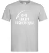 Чоловіча футболка One lucky fisherman Сірий фото