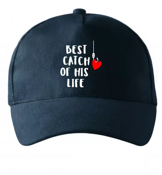 Кепка Best catch of his life Темно-синій фото