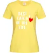 Жіноча футболка Best catch of his life Лимонний фото