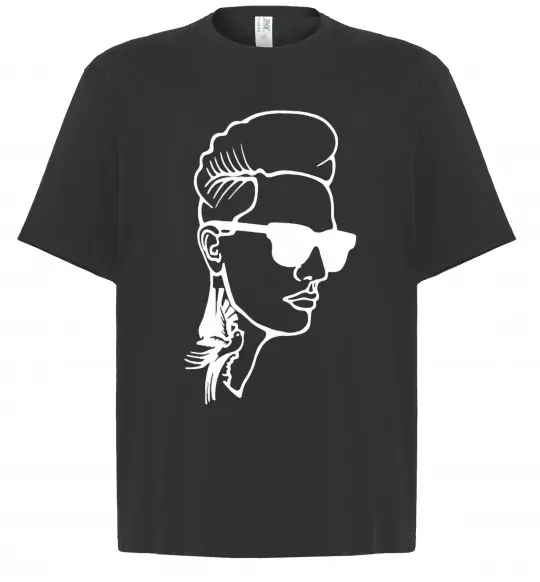 Футболка Оверсайз Retro man Черный фото