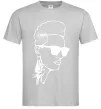 Мужская футболка Retro man Серый фото