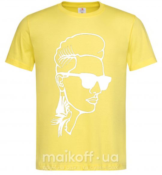 Чоловіча футболка Retro man Лимонний фото