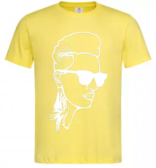 Мужская футболка Retro man Лимонный фото
