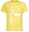 Мужская футболка Retro man Лимонный фото